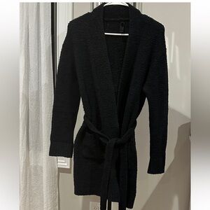 SKIMS Cozy Robe in Black Onyx s/m